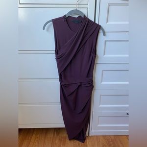 Alexander wang draped jersey dress